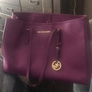 Michael Kors plum purse